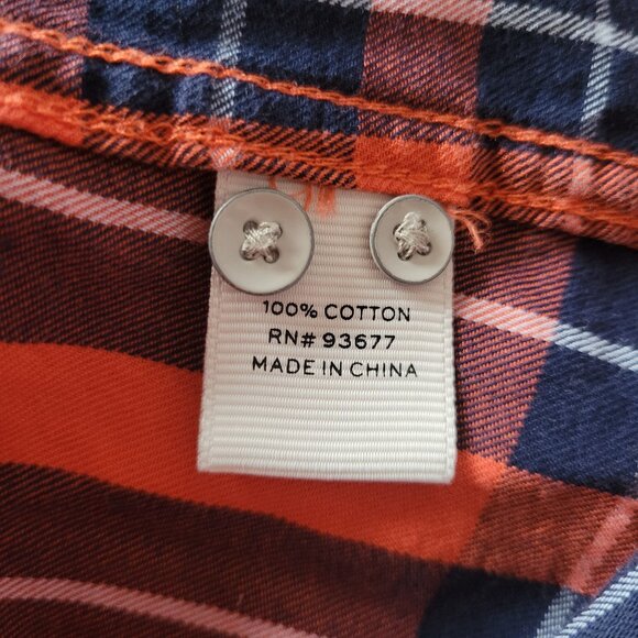 Stylus Plaid Women’s M, Long Sleeve Button-up Shirt, 100% Cotton, Like New - Picture 7 of 9